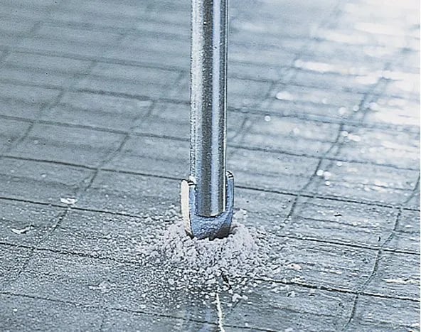 wolfcraft GmbH Tile and Glass Drill Bit, Drill, Hullsag, Høyrehåndsrotasjon, 8 mm, 100 mm, Glass, Flis