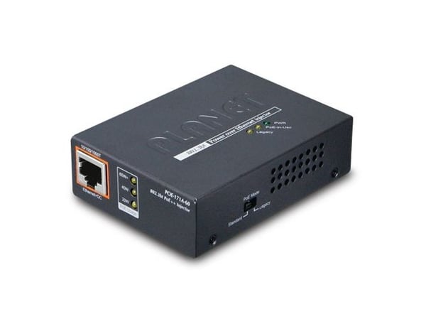 PLANET POE-171A-60, Gigabit Ethernet (10/100/1000), Power over Ethernet -tuki, Seinäkiinnitteinen