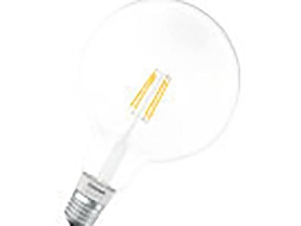 Osram Smart + Filament Globe, Älylamppu, Bluetooth, LED, E27, Lämmin valkoinen, 2700 K