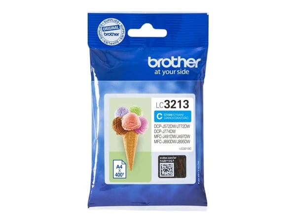 Brother LC3213C, 400 sivua, 1 kpl, Kertapakkaus