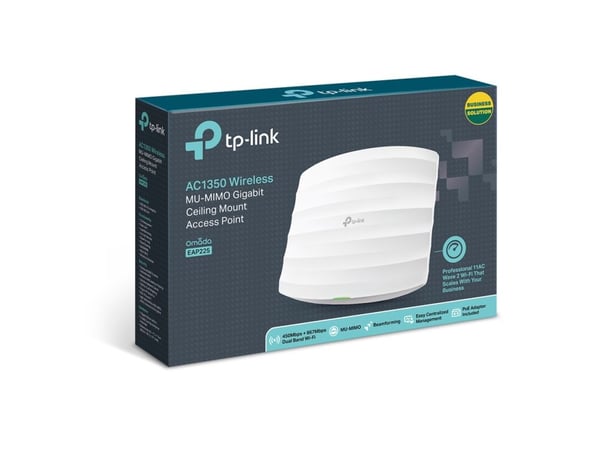 TP-Link Omada EAP225 - Trådløs forbindelse - Wi-Fi 5 - 2,4 GHz, 5 GHz