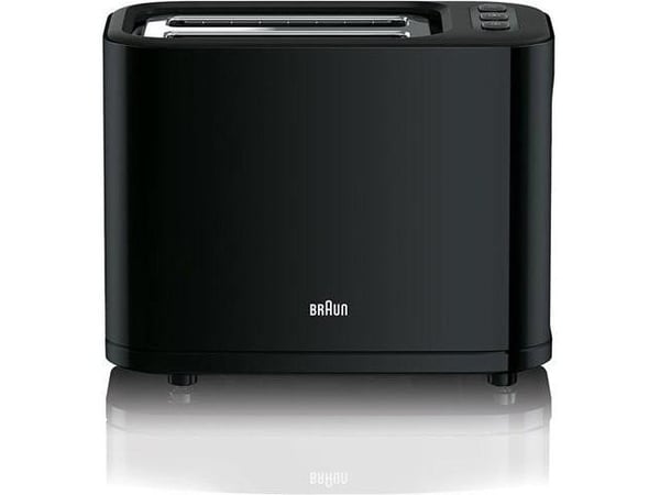Braun PurEase HT3010 BK - Brødrister - 2 skive - 2 Spor - svart
