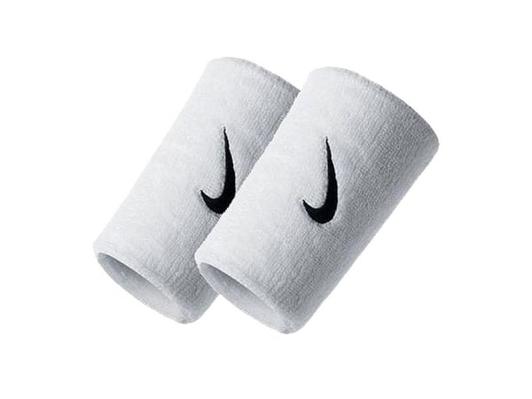 Nike frotté bånd Doublewide hvit 2 stk
