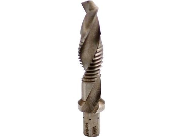 THÜRMER TOOLS Yhdistelmäleikkaushana M6-poraus, kierteitetty, purseenpoistopöydän halkaisija5.0mm