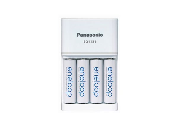 Panasonic eneloop Smart & Quick BQ-CC55 - 1,5 - 3 t batterilader - (for 4xAA/AAA)