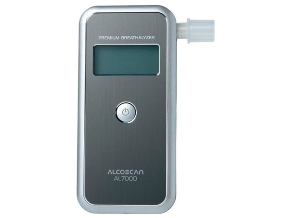 ACE AL7000 alkoholsensor sølv 0 til 4‰ utskiftbar sensor inkl. display