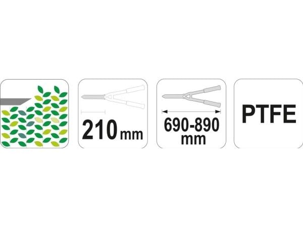 YATO PENSASLEIKKURI TELESKOOPPIKAHVA 8824
