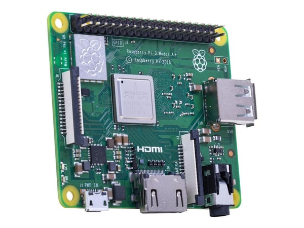 Raspberry Pi Model A+, 1400 MHz, BCM2837B0, 0,512 GB, DDR2-SDRAM, MicroSD (TransFlash), 802.11b, 802.11g, Wi-Fi 4 (802.11n), Wi-Fi 5 (802.11ac)