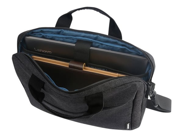 Lenovo Casual Toploader T210 - Notebook-väska - 15.6" - kolsvart - för IdeaPad 1 14; S340-14; ThinkCentre M75t Gen 2; ThinkPad T14s Gen 3; X1 Nano ...