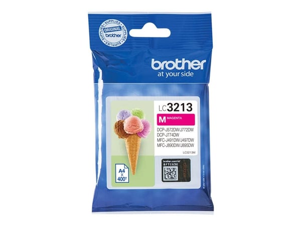 Brother LC3213M, 400 sivua, 1 kpl, Kertapakkaus