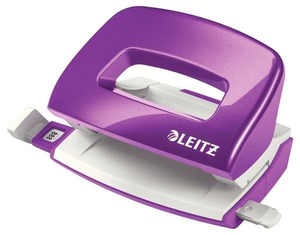 Leitz WOW NeXXt - Hålslag - 10 ark / 1 mm - metall - lila
