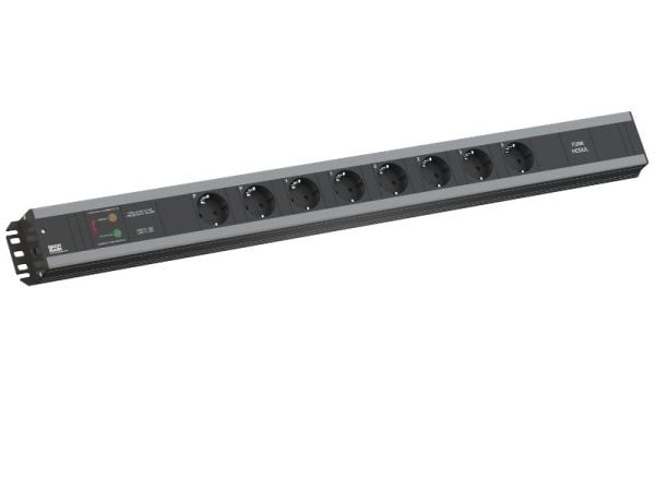 Bachmann 300.050, 2 m, Sisätila, Type F (CEE 7/4), IP20, Musta, 6 AC-pistorasia(a) Bachmann 300.050, 2 m, Sisätila, Type F (CEE 7/4), IP20, Musta, 6 AC-pistorasia(a)