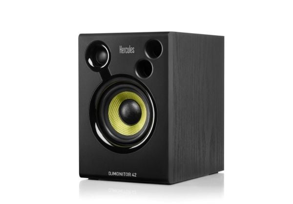 Hercules DJMonitor 42, 60 - 20000 Hz, 40 W, 80 W, 10,2 cm (4"), Svart, MDF
