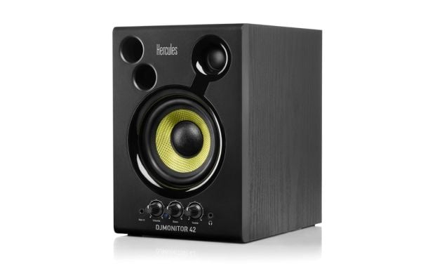 Hercules DJMonitor 42, 60 - 20000 Hz, 40 W, 80 W, 10,2 cm (4"), Svart, MDF