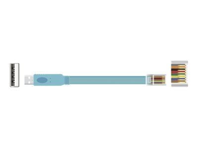 DeLOCK 63289, USB A-tyyppi, RJ-45, Sininen, FTDI FT232RL, 256 B, Muovipussi