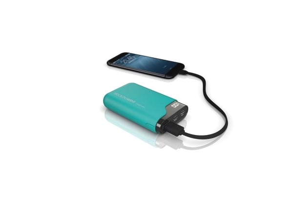 RealPower PB-7500C, 7500 mAh, Sort, Grønn