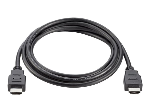 HP standard kabelsett - HDMI-kabel - HDMI til HDMI-kabel - 1,8 m - Sort