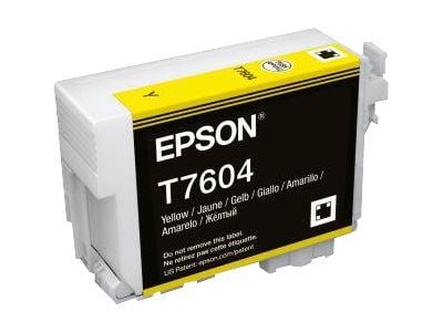 Epson T7604 keltainen, Keltainen, Väriainepohjainen muste, 1 kpl