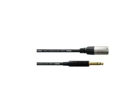 Cordial CFM 1.5 MV, 6.35mm, Hankjønn, XLR (3-pin), Hunkjønn, 1,5 m, Sort