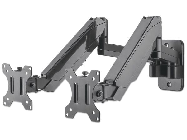 Manhattan 461627, 8 kg, 43,2 cm (17"), 81,3 cm (32"), 75 x 75 mm, 100 x 100 mm, Svart