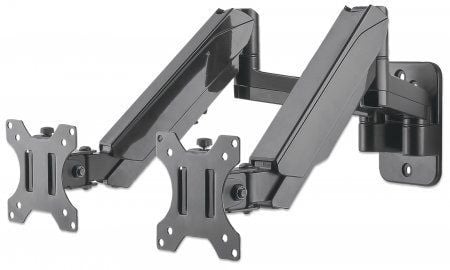 Manhattan 461627, 8 kg, 43,2 cm (17"), 81,3 cm (32"), 75 x 75 mm, 100 x 100 mm, Svart