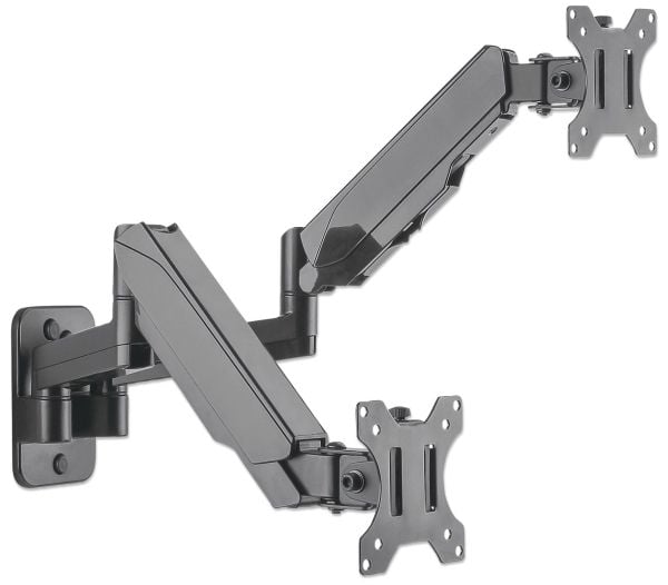 Manhattan 461627, 8 kg, 43,2 cm (17"), 81,3 cm (32"), 75 x 75 mm, 100 x 100 mm, Svart