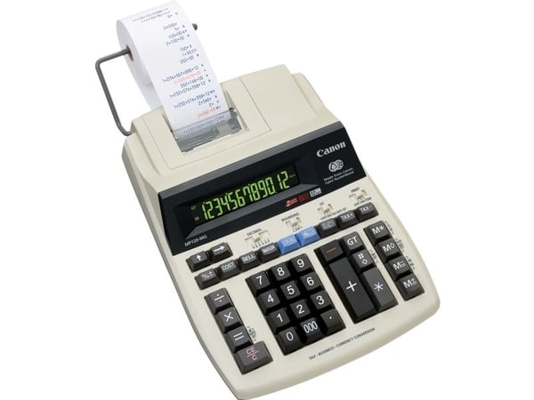 Strimmelregner Canon MP120-MG bordmodel 12 cifre LCD