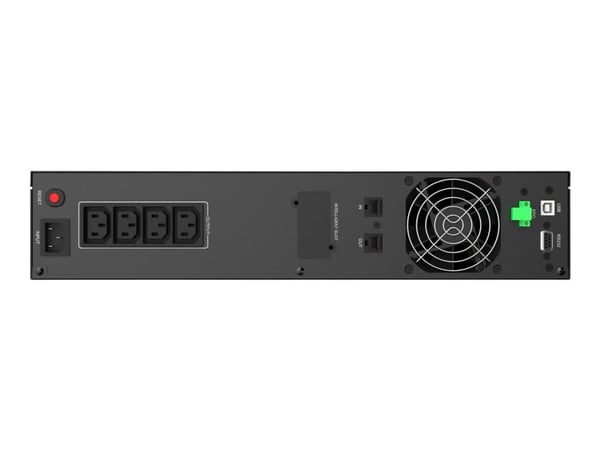 PowerWalker VI 2200 RLE - UPS (kan monteres i rack) - AC 230 V - 1320 watt - 2200 VA - 9 Ah - USB, RS-232 - utgangskontakter: 4