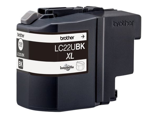 Brother LC22UBK, 2400 sivua, 1 kpl, Kertapakkaus