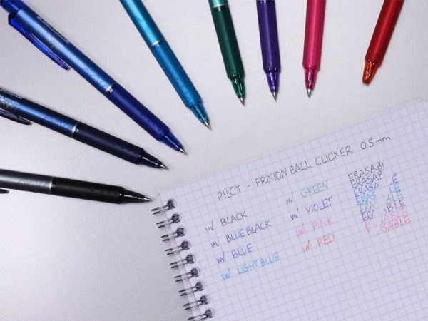 Rollerpen Pilot Frixion Clicker m/tryk 0.5 mm rød (stk.)