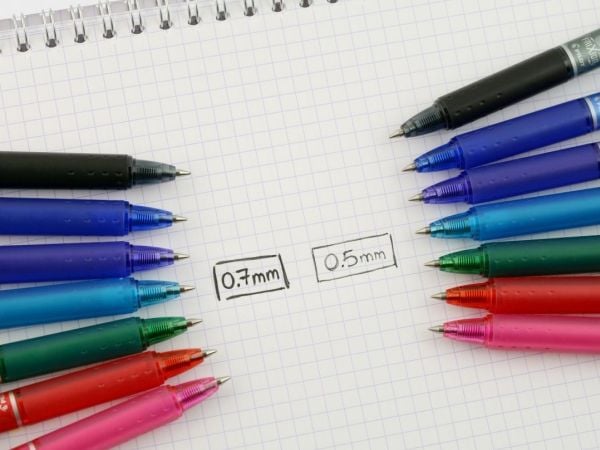 Rollerpen Pilot Frixion Clicker m/tryk 0.5 mm rød (stk.)