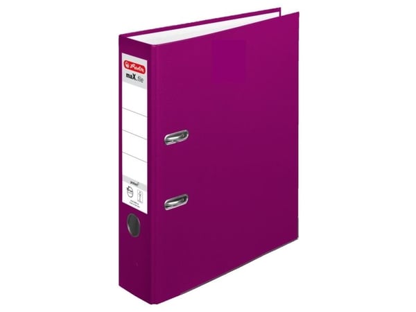 Herlitz maX.file, A4, D-ring, Oppbevaring, Polypropylen (PP), Fiolett