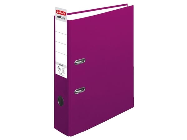 Herlitz maX.file, A4, D-ring, Förvaring, Polypropylen (PP), Violett