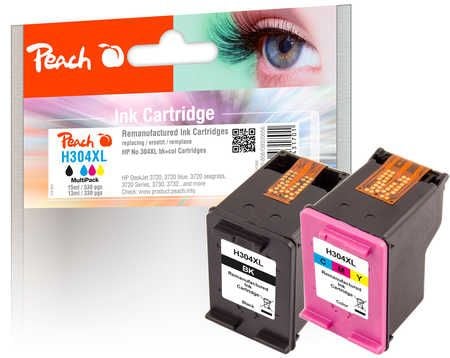 Peach PI300-808, Høyt (XL) utbytte, Sort, Cyan, Fiolblå, Gult, Pigmentbasert blekk, Fargestoffbasert blekk, 11 ml, 13 ml
