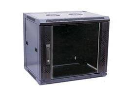 VALUE 26990147, Väggmonterad rack, 6U, 60 kg, Svart