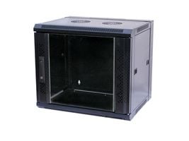 Value 26990157, Väggmonterad rack, 18U, 60 kg, Svart