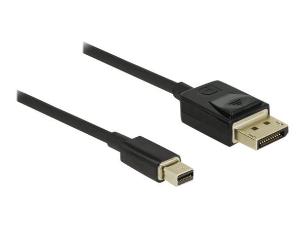 DeLOCK - DisplayPort-kaapeli - DisplayPort (M) - Mini DisplayPort (M) - 2 m - Musta - 8K-tuki