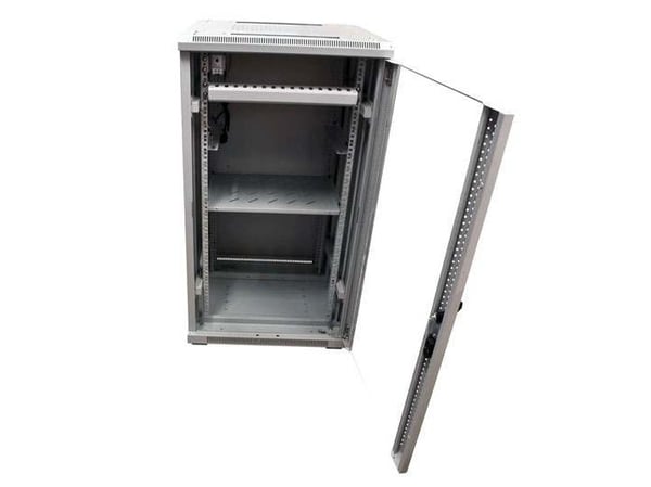 ALLNET ALL-SNB61222BDgrau, 22U, 500 kg, Justerbare bein, Forbedret kabelføring, 80 kg, Grå