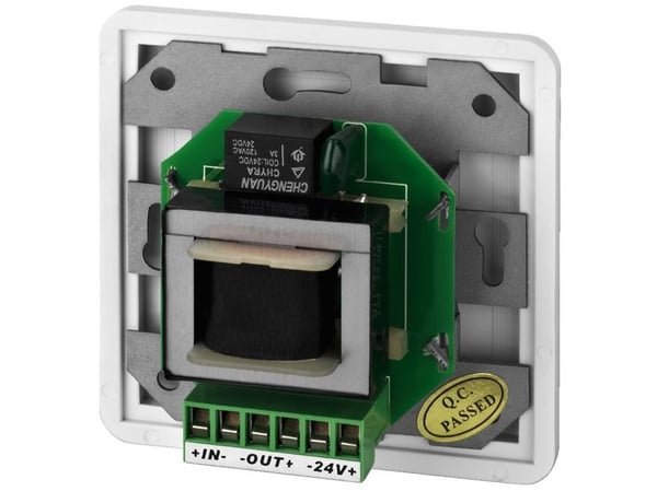 Monacor ATT-324PEU, Rotasjonsvolumkontroll, Vegg-montert, Hvit, 50 - 18000 Hz, 24 W, 80 mm