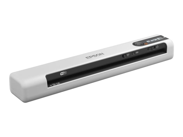 Epson WorkForce DS-80W - Dokumentskanner - Contact Image Sensor (CIS) - A4 - 600 dpi x 600 dpi - inntil 15 spm (mono) / inntil 15 spm (farge) - inn...