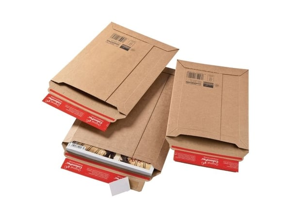 Papkonvolut A4+ Colompac 235 x 340 x 50 mm brun (20 stk.)