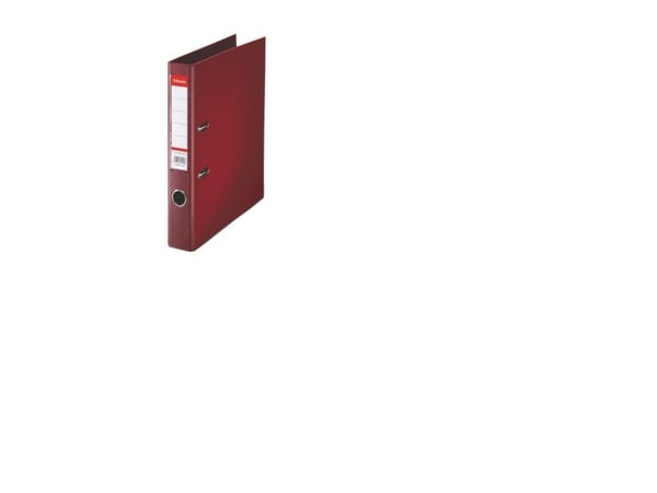 Esselte Plastic Standard Lever Arch Files, Bordeaux 50 mm, A4, 5 cm