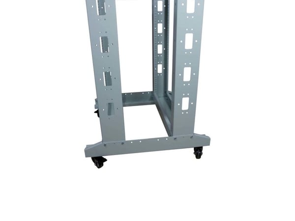 ALLNET ALL-SRB6612GRAU, Frittstående hylle, 12U, 400 kg, Justerbare bein, Svinghjul, 22,2 kg