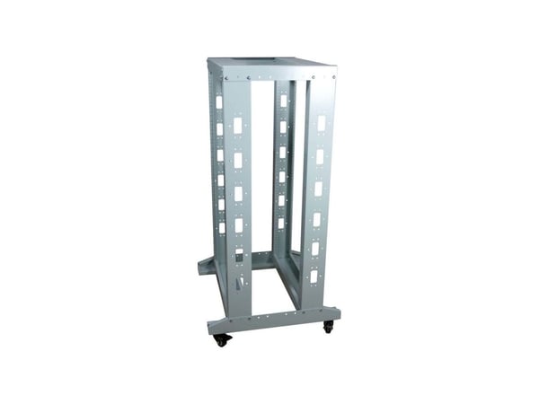 ALLNET ALL-SRB6612GRAU, Frittstående hylle, 12U, 400 kg, Justerbare bein, Svinghjul, 22,2 kg