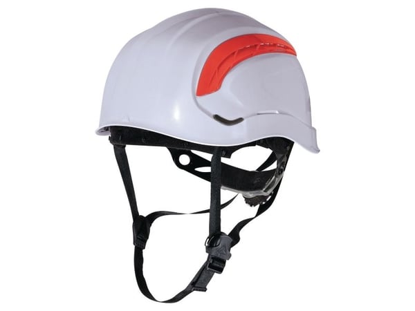 Delta Plus Mountain style ABS-turvakypärä tuuletettu säädettävissä 53 cm - 63 cm valkoinen fluo koko SÄÄDETTÄVÄ TETE GRAWIBCFL