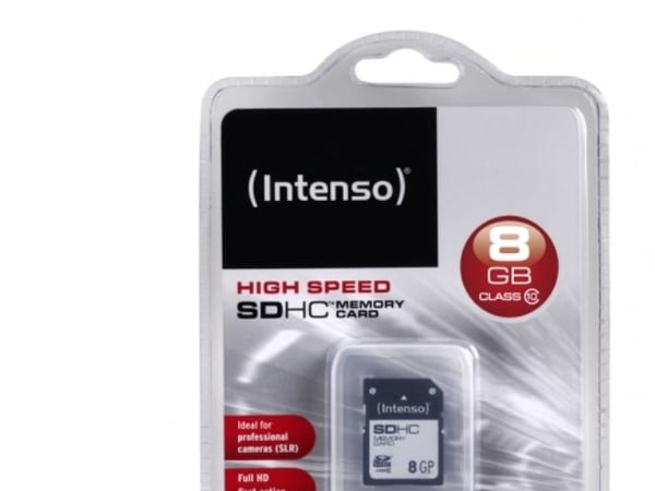 Intenso Class 10 - Flash-minneskort - 8 GB - Class 10 - SDHC