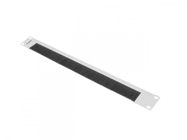 Lanberg - Stativbørstepanel - RAL 7035, grå - 1U - 19"