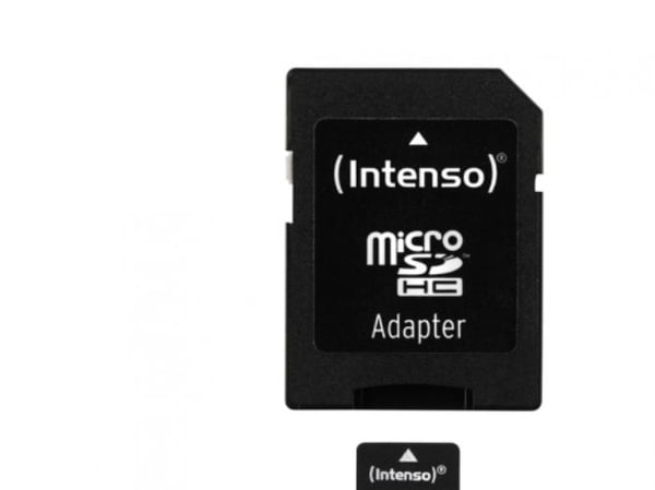 Intenso Class 10 - Flashminnekort (microSDHC til SD-adapter inkludert) - 8 GB - Class 10 - microSDHC