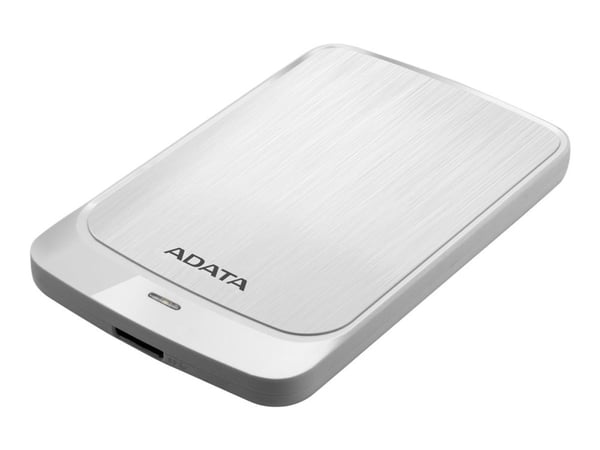 ADATA HV320 - Harddisk - 1 TB - ekstern (bærbar) - USB 3.1 - hvit