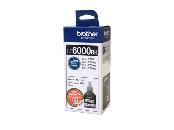 Brother BT6000BK, Musta, Väriainepohjainen muste, 1 kpl, 6000 sivua